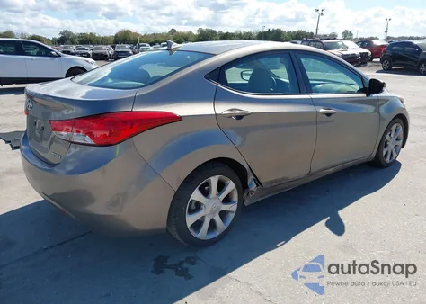 2013 Hyundai Elantra Limited from USA, damaged, VIN 5NPDH4AEXDH413645